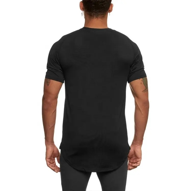 Wholesale Plain Printing Logo T-shirt Custom Brand Cotton Tee Athletic Fit Men Sports Tshirt