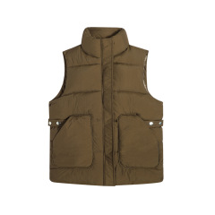 Autumn and winter down cotton vest loose vest outer vest coat sleeveless vest