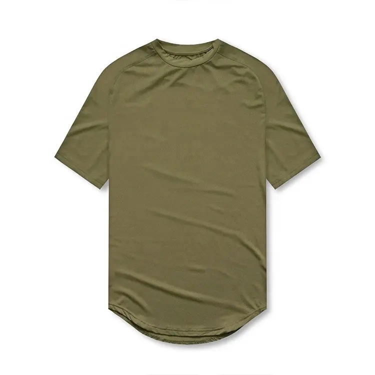 Wholesale Plain Printing Logo T-shirt Custom Brand Cotton Tee Athletic Fit Men Sports Tshirt