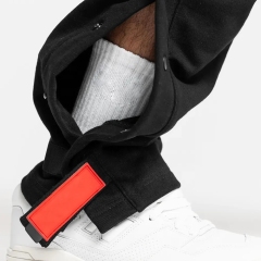 Men's Customize Logo Designer Straight Fit Jogging Pants Track Pants Sports Heavyweight French Terry Jogger With Zip Pocket