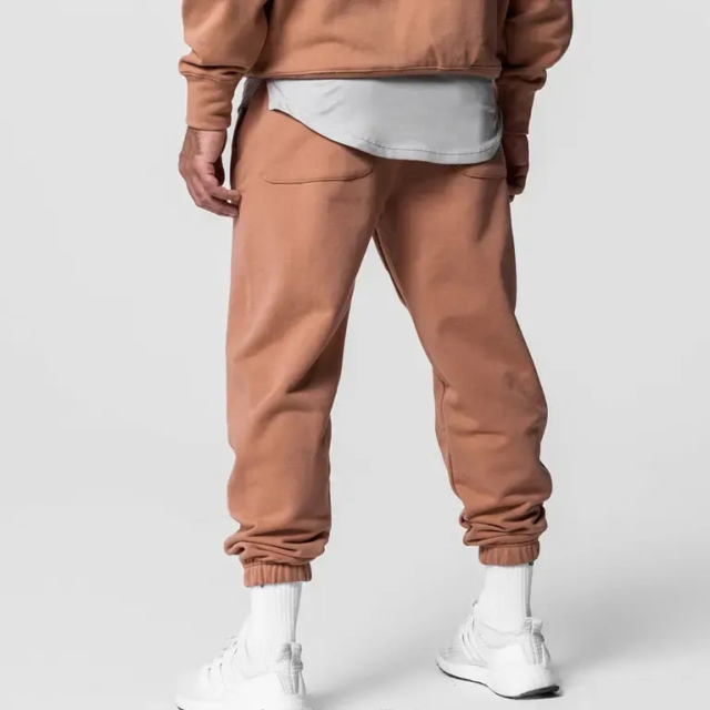 Custom Logo Private Label Fleece Drawstring Waist Loose Sweatpants 100% Cotton Oversized Gym Sports Running Jogger Men