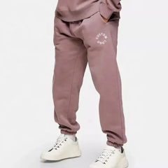 Wholesale Custom Sample Blank Jogging Pants Joggers Sports Gym Oversized 100% Cotton 300gsm Heavyweight Baggy Sweatpants Men