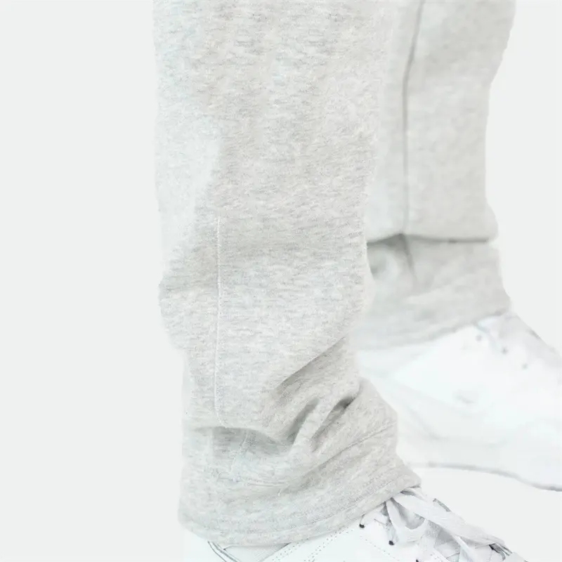 Custom Logo Factory Elastic Waist Oversized Pants Men Oem Jogger Pants Wide Leg Thick Sweatpants