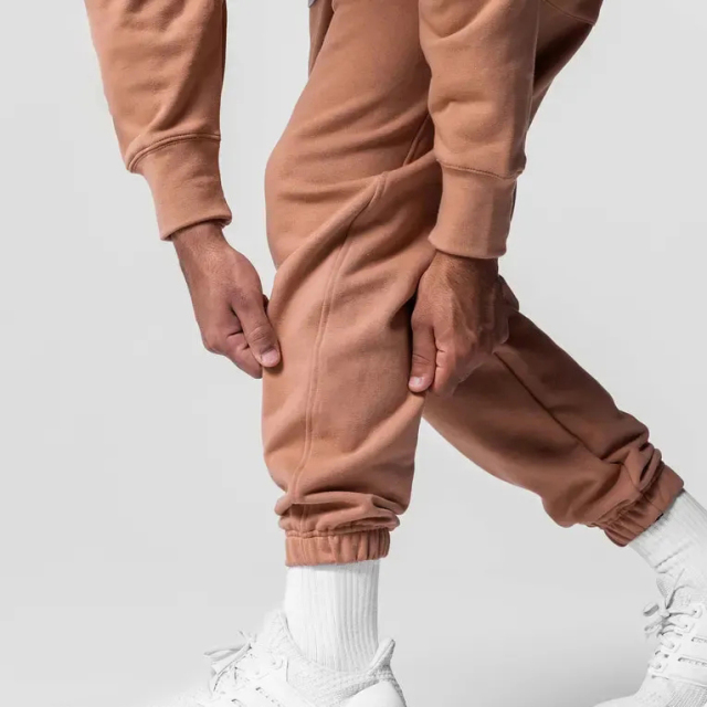 Custom Logo Private Label Fleece Drawstring Waist Loose Sweatpants 100% Cotton Oversized Gym Sports Running Jogger Men