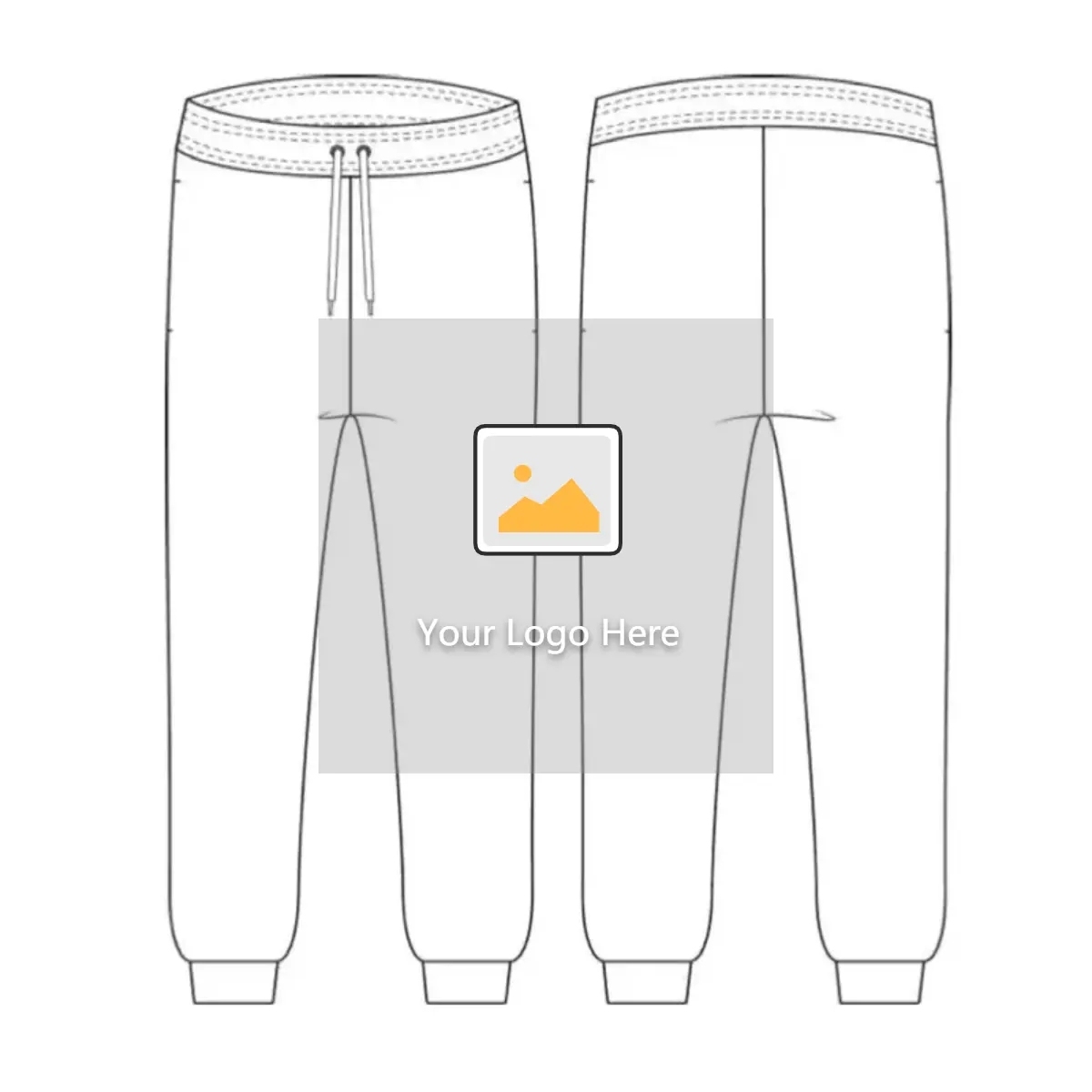 High Quality Jogger Pants Bottoms Zip Slim Fit Straight Leg Tracksuit Sweatpants Sportswear Men Tech Fleece Pants Side Stripe