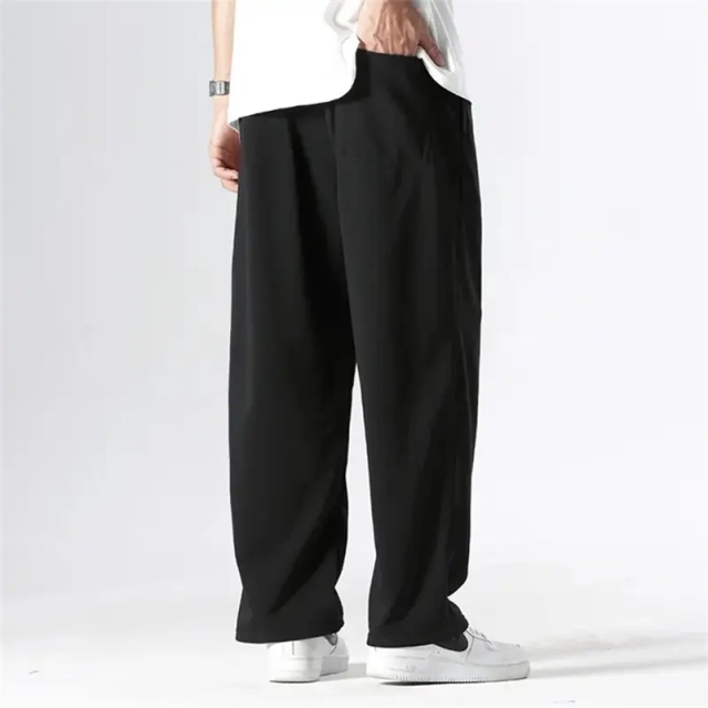 Custom Joggers Men's Loose Slim Fit Sport Trouser Wide Leg Casual Sports Street Wear Elastic Waist Band Men Jogger Pants