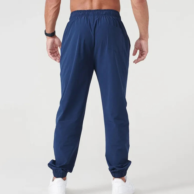 Manufacture Custom Relaxed Fit 90% Polyamide 10% Elastane Unisex Sweatpants Sports Straight Leg High Quality Nylon Joggers Men