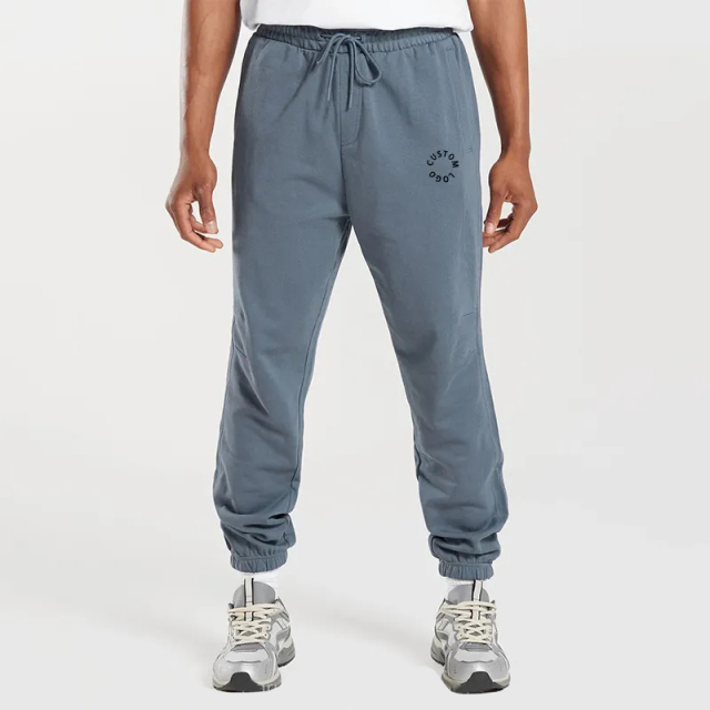 Wholesale Custom Blank Jogging Pants Sweatpants Sports Gym Oversized 100% Cotton 300gsm Heavyweight Joggers Men