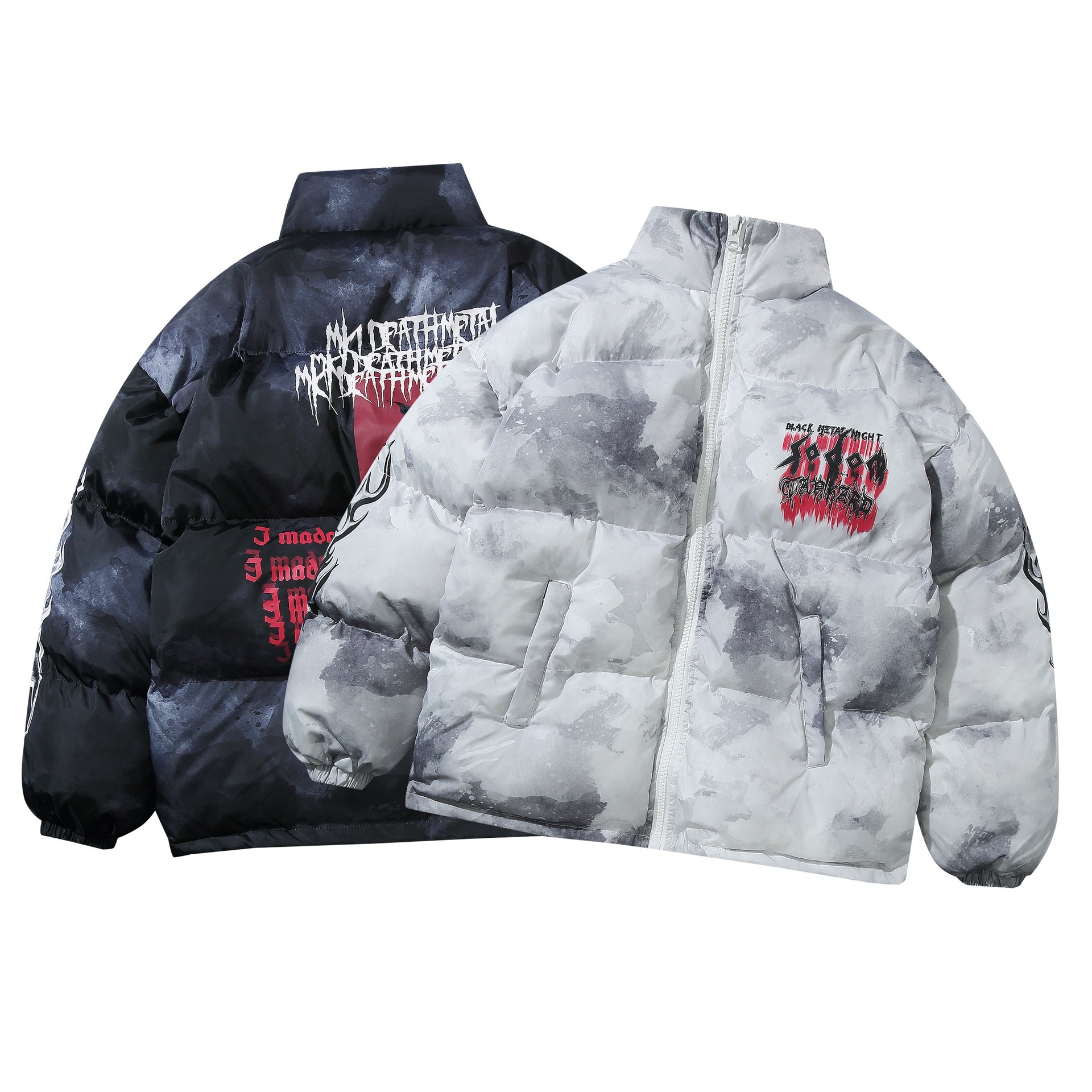 New autumn and winter unisex streetwear down jackets