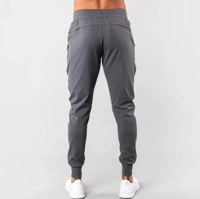 Custom Men Premium High Quality Nylon Spandex Slim Fit Sports Sweatpants Tapered Training Gym Fitness Jogger For Men