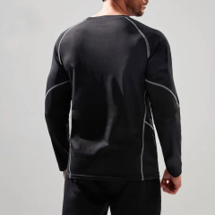 Custom Mens New Workout Tops Long Sleeve Slim Fit Dry Fit T-shirt Compression Shirt 100% Polyester T Shirt