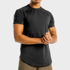 Odm Men's Printing Logo Designer Fitted T Shirt Round Neck Short Sleeve Boys Sports Fitness Running Gym Compressed T-shirt