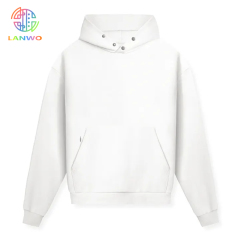 High Quality Custom Collar Buttons Pullover Hoodie Sweatshirts Wholesale Heavyweight Hoodie Plus Size Hoodie