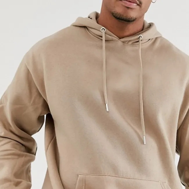 Men's High Quality Fleece Soft Cotton Fit Pullover Cheap Blank Lightweight Hoodie