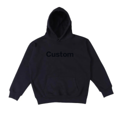 2023 New Arrived Thick 100% Fleece Cotton Print Loose Dropped Shoulder Sleeve Hoodie