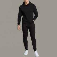 High Quality Custom Logo Jogger 2 Piece Cotton Fitness Clothing Tracksuits Jogging Sportsuit Men Hoodie With Sweatpants