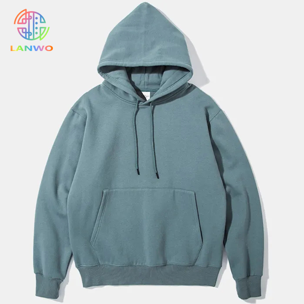 Factory Manufacturer Production Oversize Plain Heavy Fleece Men's Winter Hoodie