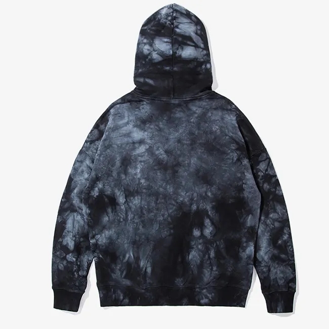 Wholesale Custom Tie Dye Hoodie Oversize Mens 100% Cotton Terry Acid Wash Hoodie