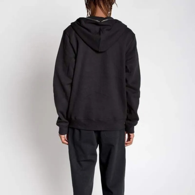 Custom Logo Oem New Design 100% Cotton Pullover Solid Full Zip Up Hoodie