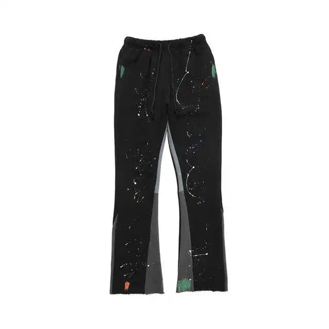 Fashion Flare Joggers Track Pants Custom Loose Flare Sweat Pants Men Flared Sweatpants Men