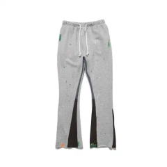 Fashion Flare Joggers Track Pants Custom Loose Flare Sweat Pants Men Flared Sweatpants Men