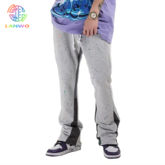 Fashion Flare Joggers Track Pants Custom Loose Flare Sweat Pants Men Flared Sweatpants Men