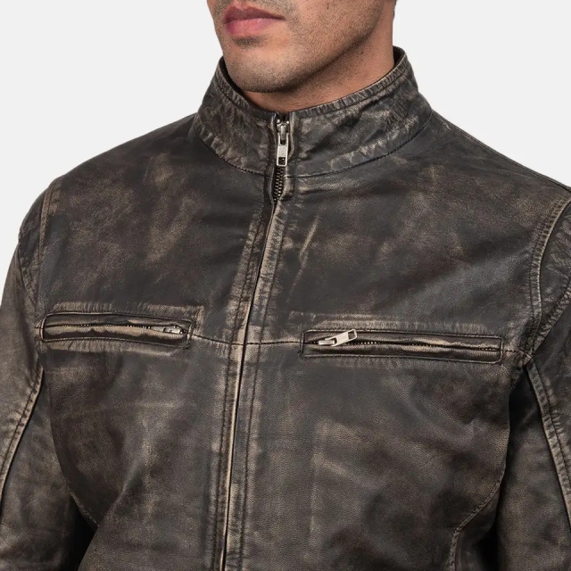 Men's Leather Jackets Genuine Men Black Leather Jacket/men Leather Jackets/pakistan Leather Jackets For Men