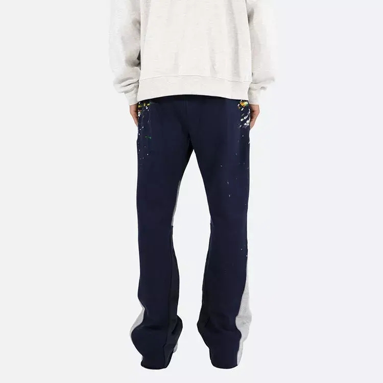 Custom Cargo Pant Hip Hop Flare Cargo Trousers 100% Cotton Loose Men's Sweatpants Cargo Sweat Pants For Men
