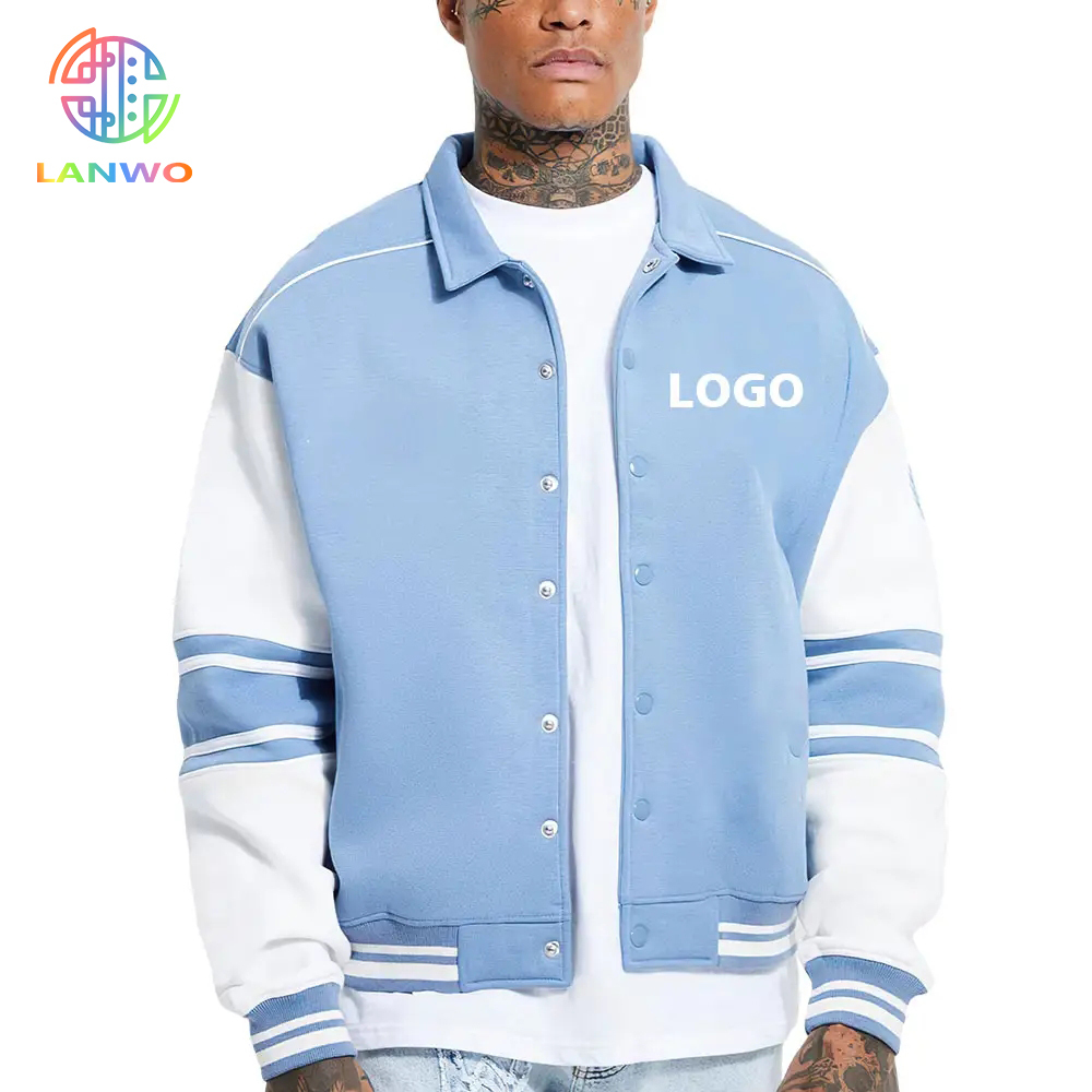 Custom Winter Letter Men Varsity Jacket Vintage University Chenille Patches Logo Embroid Jackets For Men