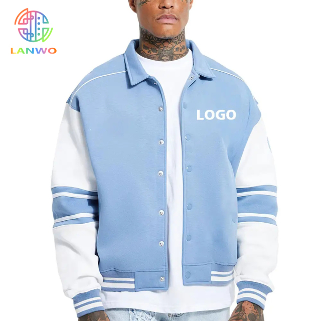 Custom Winter Letter Men Varsity Jacket Vintage University Chenille Patches Logo Embroid Jackets For Men