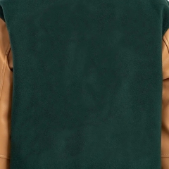 Custom Leather Sleeve Chenille Embroidery Patches Winter College Vintage Letterman Baseball Flight Bomber Varsity Jacket For Men