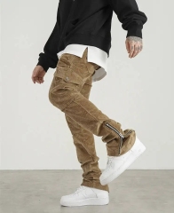 Factory Custom Trendy 100% Corduroy Breathable Comfortable Jogger Pants Also Suitable For Street Casual Pants