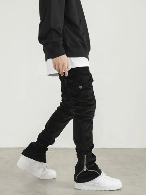 Factory Custom Trendy 100% Corduroy Breathable Comfortable Jogger Pants Also Suitable For Street Casual Pants