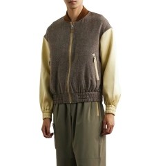 Mens Custom Wholesale High Quality Varsity Blank Letterman Jackets Vintage Blank Baseball Varsity Jacket