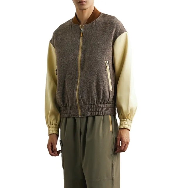 Mens Custom Wholesale High Quality Varsity Blank Letterman Jackets Vintage Blank Baseball Varsity Jacket