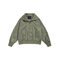 Custom Design Oem Luxury Wool Velour Suede Faux Fur Artcic Spring Winter Outdoor Casual Men's Long Jackets & Coats