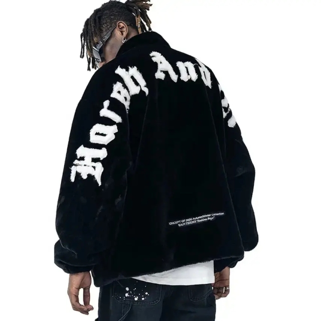 Custom New Design Plus Size Outdoor Jacket Stylish And Warm Jacket Fleece Chenille Zip Up Oversized Men's Jacket