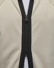 Oem Cotton Sweatsuit Hoodie Patchwork Pant Men Tracksuits For Men Stacked Joggers Flared Men's Two Pieces Jogger Sets