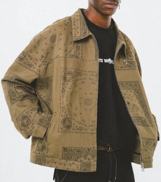 2023chinese Factory Oem Hot Fashion Solid Color Oem Custom Logo Mens Relaxed Fit Twill Cotton Work Jacket Men