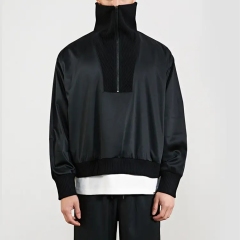 Custom Design Oem Luxury Wool Velour Suede Faux Fur Artcic Spring Winter Outdoor Casual Men's Long Jackets & Coats