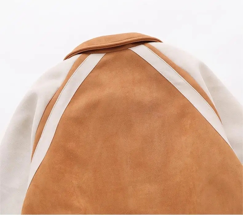 Wholesale Spring Autumn Baseball Embroidery Cardigan Button Colour Custom Fashion Long Sleeve Jacket For Men