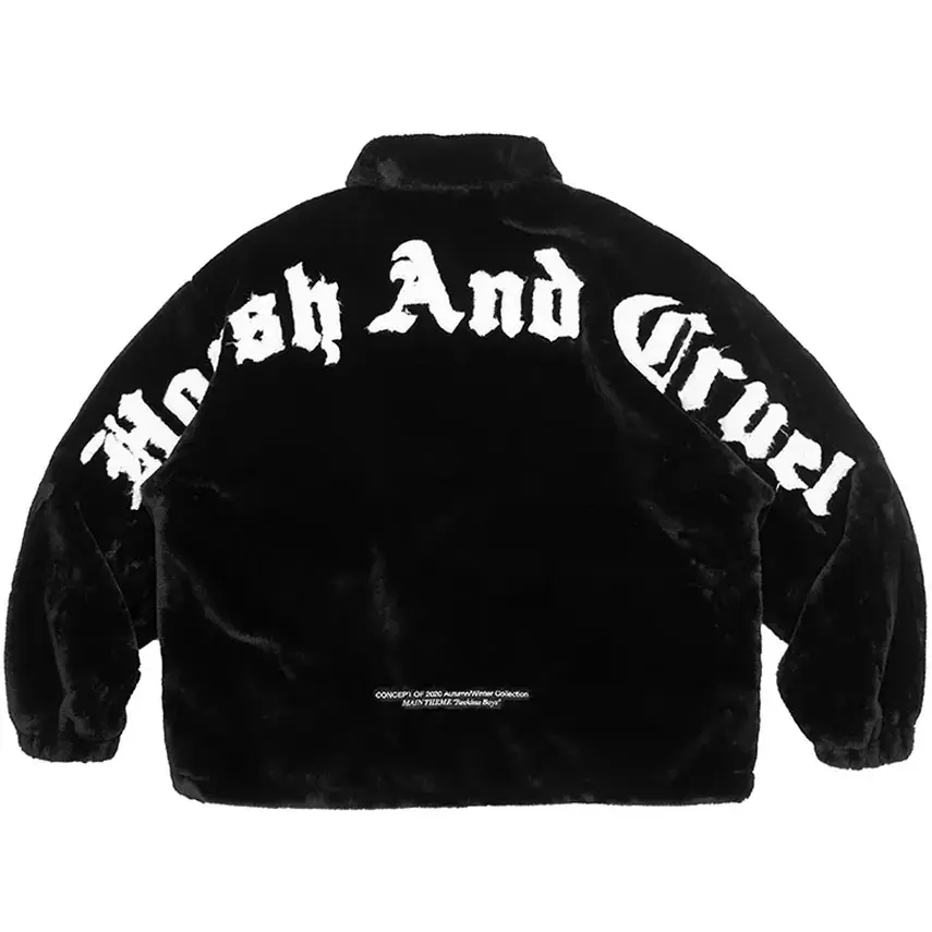 Custom New Design Plus Size Outdoor Jacket Stylish And Warm Jacket Fleece Chenille Zip Up Oversized Men's Jacket