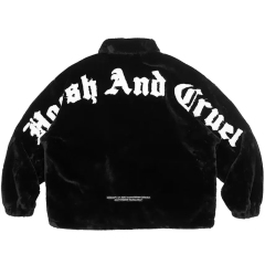 Custom New Design Plus Size Outdoor Jacket Stylish And Warm Jacket Fleece Chenille Zip Up Oversized Men's Jacket