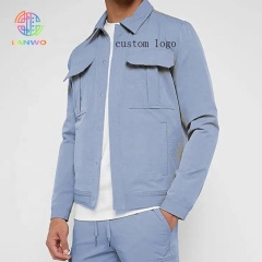 Custom Casual Cargo Pocket 100% Polyester Leisure Mens Jackets