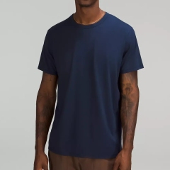 T- Shirt For Men Sports Quick Dry Breathable T Shirt Fitness 95% Cotton 5% Spandex Workout Gym Training Men T Shirt