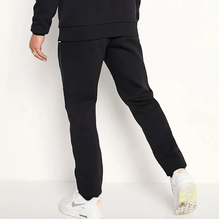 Fashion Design Loose Fit 2 Pieces Sweat Suit Men Streetwear Color Blocks Panel Custom Tracksuits Men Training Wear