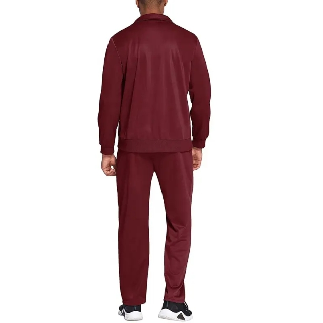 Men's Casual Athletic Tracksuit Full Zip Sweat Suits Jogging 2-piece Set,Premium Zip Up Hoodie Custom Man Jogging Set