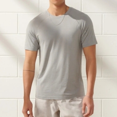 Custom Quick-drying T-shirt Men's Loose Breathable Sports Fitness Clothes Running Training Gym Mens T-shirt Fitness