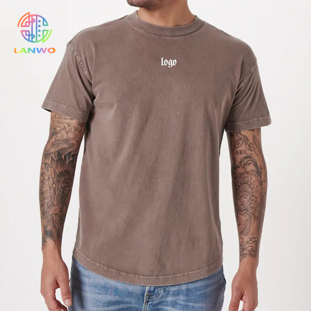 Round Neck Male Sports Bodybuilding Muscle Training Fitness Men's Fitted Tee Exercise Workout Gym T-shirts