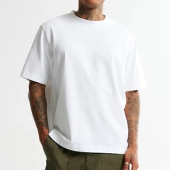 100% Polyester Gym T-shirt Custom 250gsm Oversized T Shirt Plus Size Men's T-shirts For Men 100% Cotton